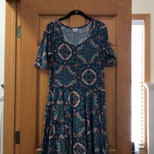 LulaRoe Nicole Dress - Size Large